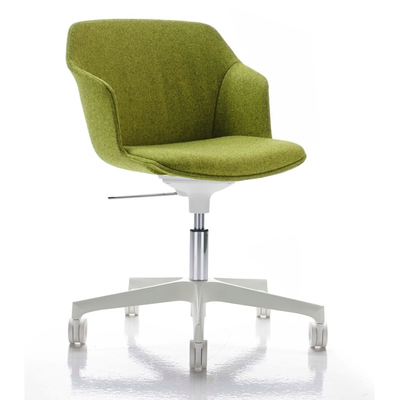 Clop Riv állítható magasságú kárpitozott irodai szék poliuretán hab párnázással - egyensúly mechanizmussal