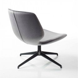 Eon Lounge forgatható 4-ágú csillag központi lábbal kárpitozott fotel