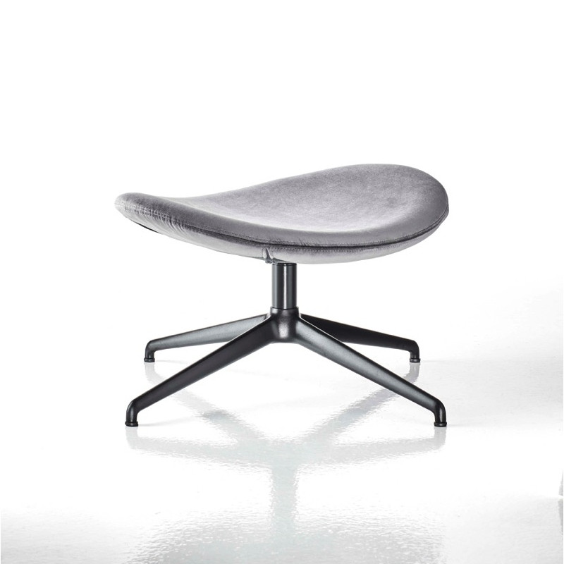 Eon Lounge forgatható 4-ágú csillag központi lábbal kárpitozott puff