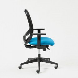 Hop állítható magasságú irodai szék hálós háttámlával fix fekete kartámasszokkal