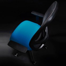 Hop állítható magasságú irodai szék hálós háttámlával fix fekete kartámasszokkal