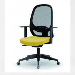 Hop állítható magasságú irodai szék hálós háttámlával fix fekete kartámasszokkal