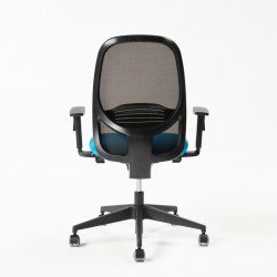 Hop állítható magasságú irodai szék hálós háttámlával fix fekete kartámasszokkal