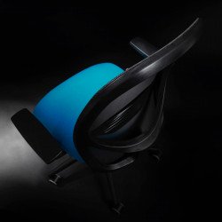 Hop állítható magasságú irodai szék hálós háttámlával fix fekete kartámasszokkal