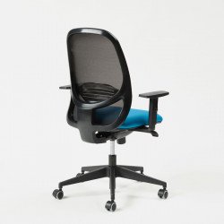 Hop állítható magasságú irodai szék hálós háttámlával fix fekete kartámasszokkal