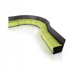 Circuit két kárpitozott fotel - kétszemélyes kanapé karfák nélkül