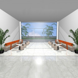 Circuit kárpitozott pad