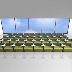 Circuit kárpitozott pad