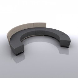 Circuit kárpitozott 30 fokot bezáró fotel karfák nélkül