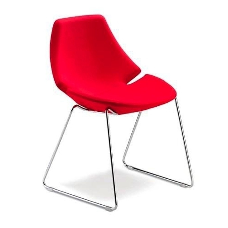 Eon kárpitozott szánkótalpas szék