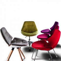 Eon kárpitozott szánkótalpas szék