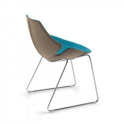 Eon kárpitozott szánkótalpas szék