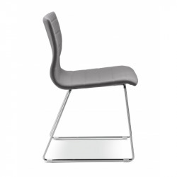 Miss kárpitozott szánkótalpas szék 03 Favázas étkezőszékek Diemme