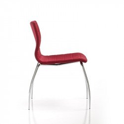 Miss kárpitozott szék krómozott csõ lábakkal