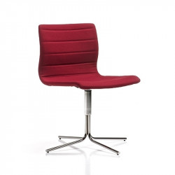 Miss kárpitozott forgatható irodai szék 4-ágú krómozott csõ központi lábbal 03 Fémvázas étkezőszékek Diemme