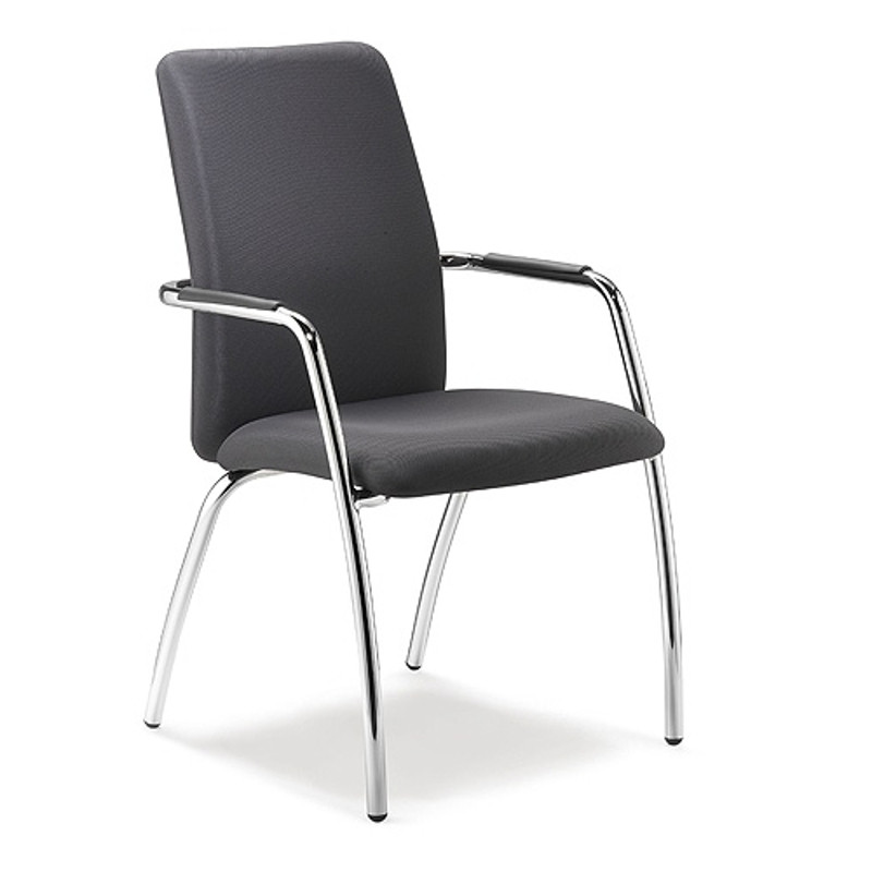 Social kárpitozott karosszék magas háttámlával