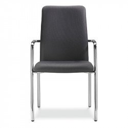 Social kárpitozott karosszék magas háttámlával