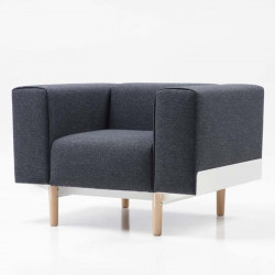 Bread kárpitozott fotel 05 Ügyfélváró karosszékek Diemme