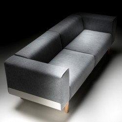 Bread kárpitozott kétszemélyes kanapé - moduláris kanapé