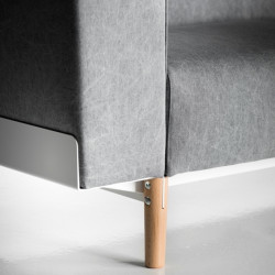 Bread kárpitozott kétszemélyes szófa - moduláris kanapé