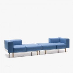 Bread kárpitozott háromszemélyes szófa - moduláris kanapé