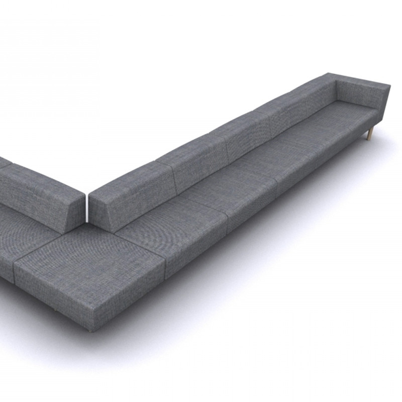 Bread kárpitozott 60cm széles középsõ elem háttámlával - moduláris kanapé