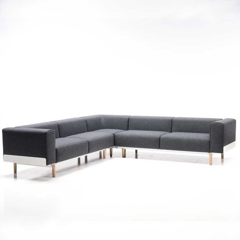 Bread kárpitozott 82x82cm-es sarok elem háttámlával - moduláris kanapé