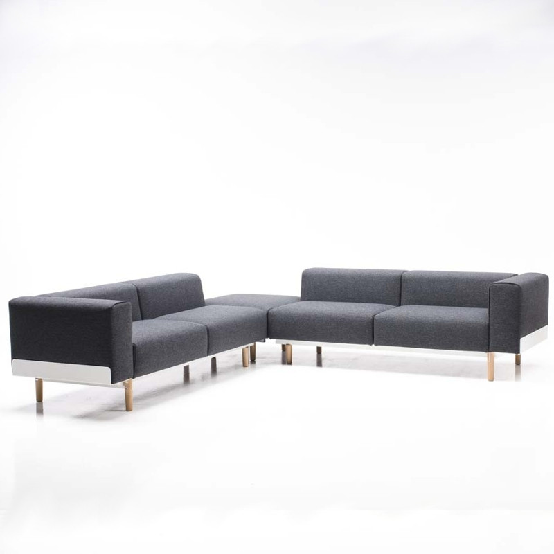 Bread kárpitozott 82x82cm-es sarok elem háttámlával - moduláris kanapé