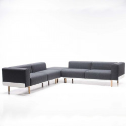 Bread kárpitozott 82x82cm-es sarok elem háttámlával - moduláris kanapé 06 Vendéglátás Diemme