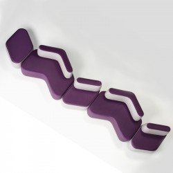 Cross kárpitozott puff - moduláris