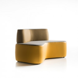 Cross kárpitozott moduláris kanapé háttámlával 06 Vendéglátás Diemme