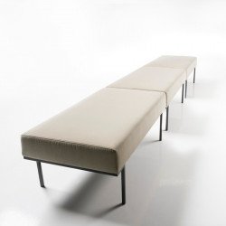 Hall kárpitozott kétszemélyes pad