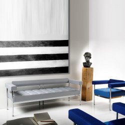 Qubiq kárpitozott háromszemélyes kanapé