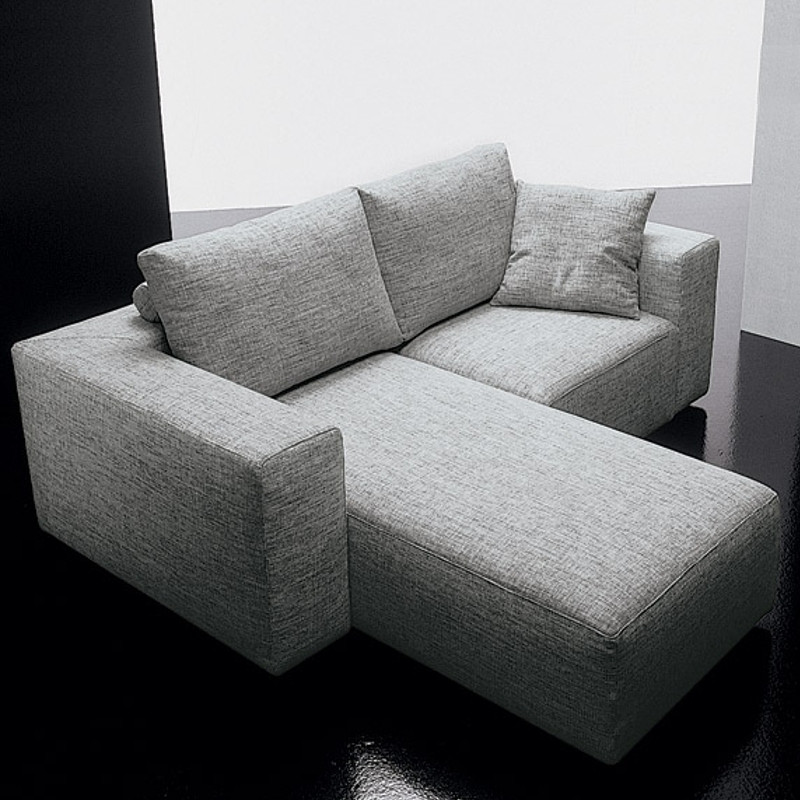 Square kanapé - egy kétüléses és egy együléses elemmel - hátpárnákkal és karfákkal