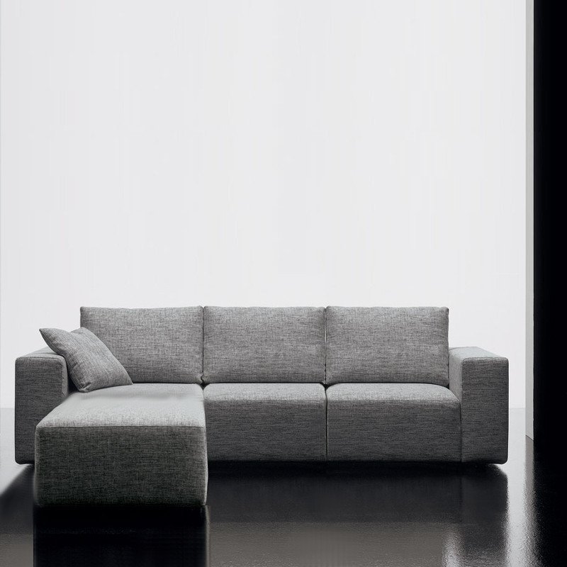 Square kanapé - egy kétüléses és két együléses elemmel - hátpárnákkal és karfákkal