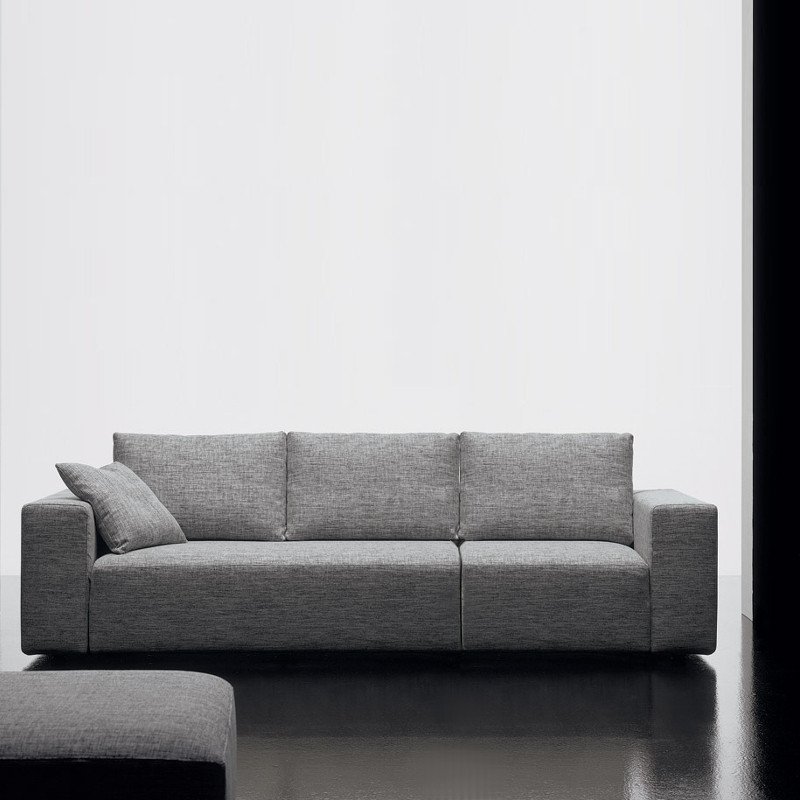 Square háromszemélyes kanapé - egy kétszemélyes és egy egyszemélyes elemmel - hátpárnákkal és karfákkal