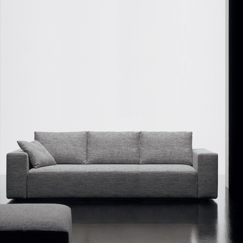 Square háromszemélyes kanapé - három egyszemélyes elemmel - hátpárnákkal és karfákkal