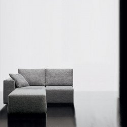 Square kanapé - egy kétüléses és egy együléses elemmel - hátpárnákkal - egyik oldalt karfa nélkül