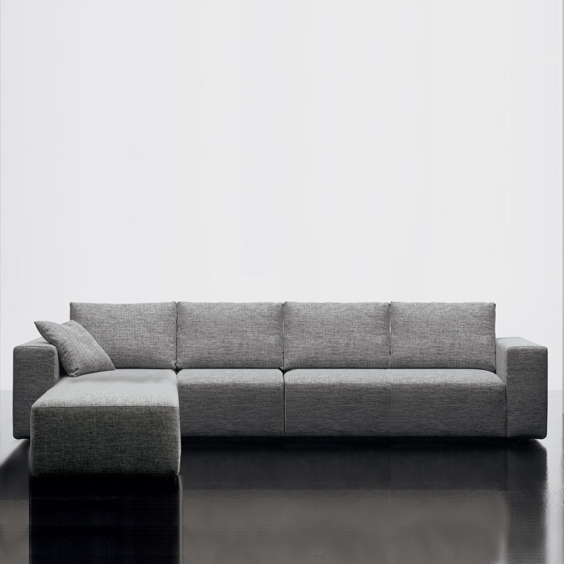 Square kanapé - két kétüléses és egy együléses elemmel - hátpárnákkal és karfákkal