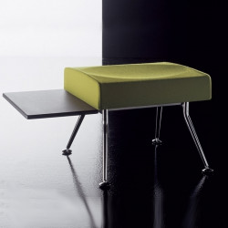 Ypsilon kárpitozott együléses pad kisasztallal 03 Ügyfélvárók Diemme