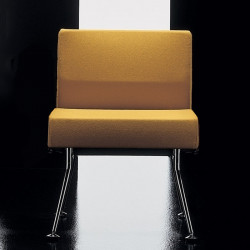 Ypsilon kárpitozott fotel karfák nélkül 03 Ügyfélvárók Diemme