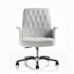 Artú kárpitozott irodai szék állítható magassággal 05 Fémvázas karosszékek Diemme