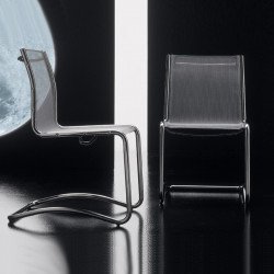 Auckland kárpitozott szánkótalpas irodai szék