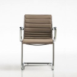 Auckland kárpitozott szánkótalpas irodai szék