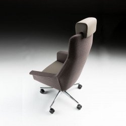 Dama kárpitozott irodai szék állítható magassággal