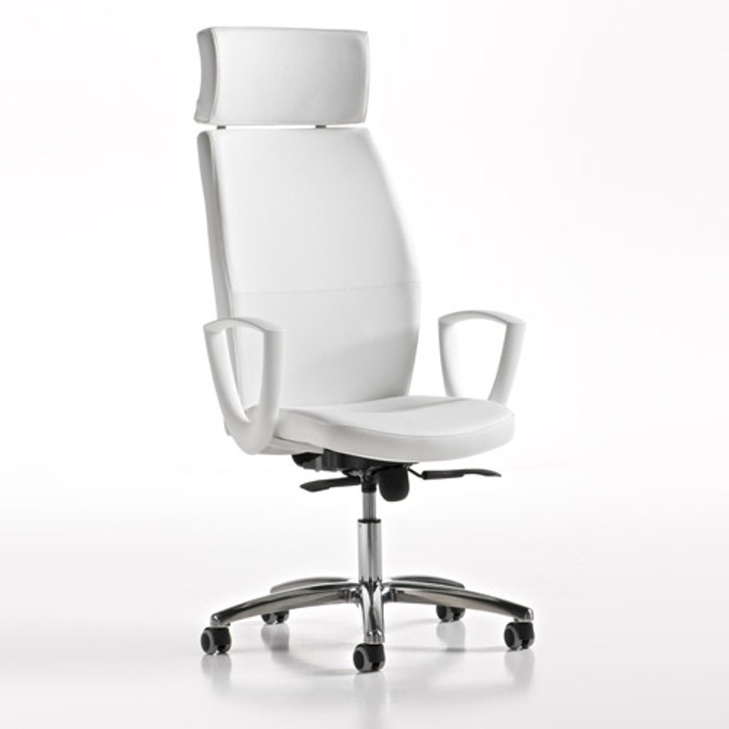 Duke kárpitozott irodai szék állítható magassággal - magas háttámlával