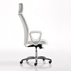 Duke kárpitozott irodai szék állítható magassággal - magas háttámlával