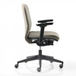 Halfpipe kárpitozott irodai szék állítható magassággal - szinkron mechanizmussal