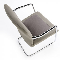 Halfpipe kárpitozott szánkótalpas irodai szék