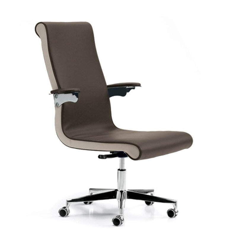 Liz kárpitozott állítható magasságú vezetõi irodai szék TILT mechanizmussal